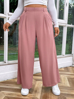 Calça Feminina Plus Size com Cintura Alta