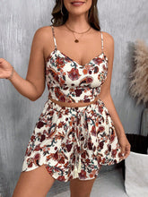 Conjunto Feminino Plus Size Estampado com Alças Finas
