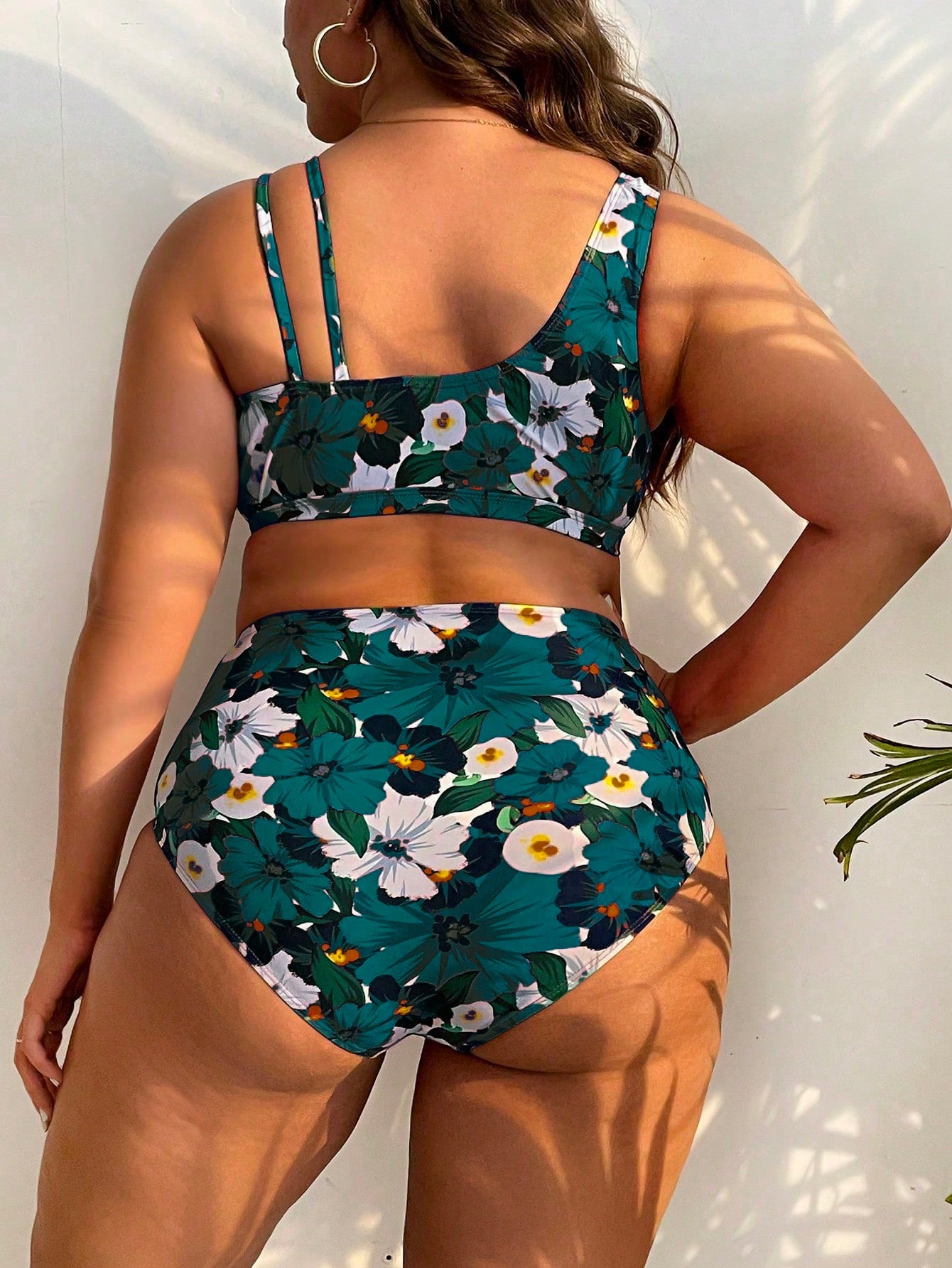 Biquíni Feminino Plus Size Estampado Floral