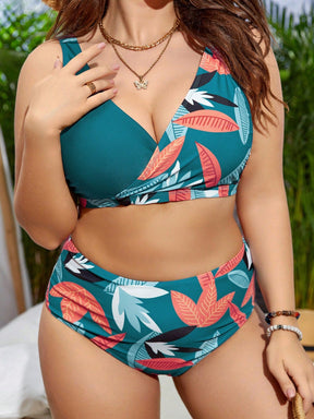 Biquíni Feminino Plus Size Estampado Floral