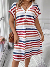 Vestido Feminino Plus Size Listrada Aura