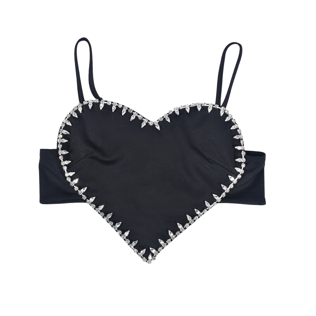 Top Heart Black