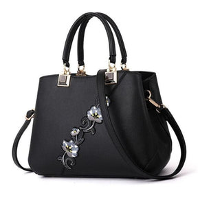 Bolsa De Couro Flower