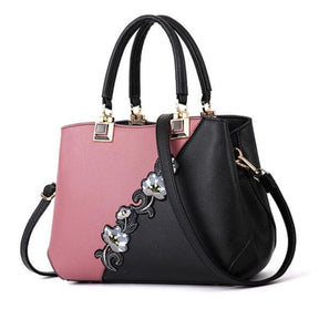 Bolsa De Couro Flower